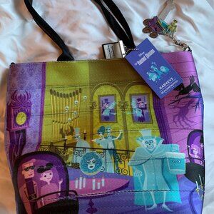 NWT Harveys Shag Disneyland Haunted Mansion 50th Anniversary Medium Tote